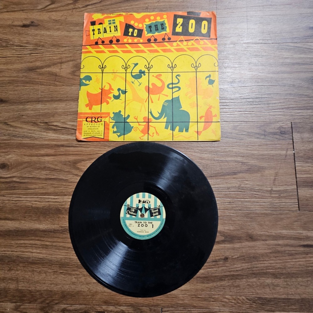 Norman Rose, Pete Seeger, The Weavers – Train To The Zoo 50s CRG-1001 78 RPM V/V